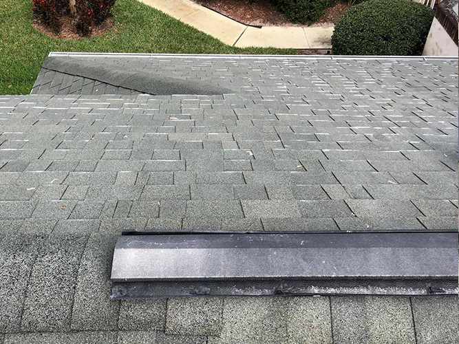 Winter Springs shingle roof after cleaning