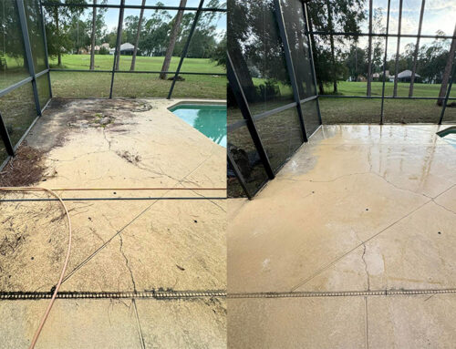 Start your New Year fresh and clean with pressure washing your pool deck